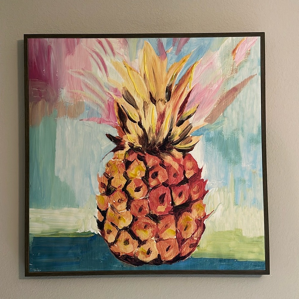 Textured Pineapple Wall Decor